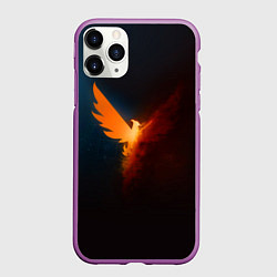 Чехол iPhone 11 Pro матовый The Division 2, цвет: 3D-фиолетовый