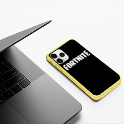 Чехол iPhone 11 Pro матовый FORTNITE, цвет: 3D-желтый — фото 2