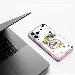 Чехол iPhone 11 Pro матовый Sailor Moon We can do it!, цвет: 3D-розовый — фото 2