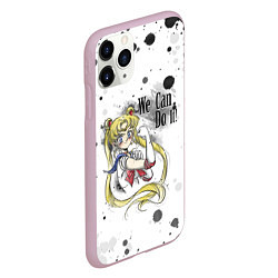 Чехол iPhone 11 Pro матовый Sailor Moon We can do it!, цвет: 3D-розовый — фото 2