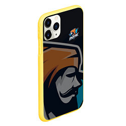 Чехол iPhone 11 Pro матовый Форма Monk, цвет: 3D-желтый — фото 2