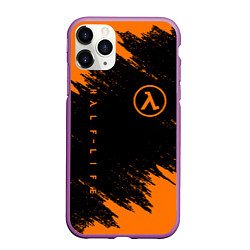 Чехол iPhone 11 Pro матовый HALF-LIFE, цвет: 3D-фиолетовый