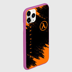 Чехол iPhone 11 Pro матовый HALF-LIFE, цвет: 3D-фиолетовый — фото 2