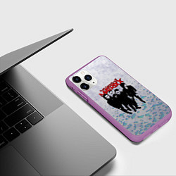Чехол iPhone 11 Pro матовый The Matrixx, цвет: 3D-фиолетовый — фото 2