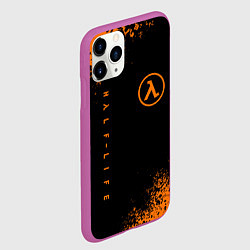 Чехол iPhone 11 Pro матовый HALF-LIFE, цвет: 3D-фиолетовый — фото 2