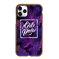 Чехол iPhone 11 Pro матовый Grl Pwr