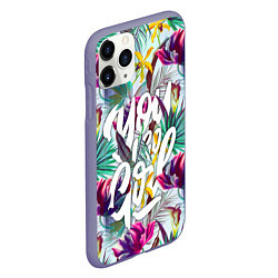 Чехол iPhone 11 Pro матовый You go Girl, цвет: 3D-серый — фото 2