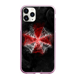 Чехол iPhone 11 Pro матовый RESIDENT EVIL 3, цвет: 3D-розовый