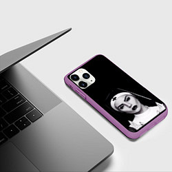 Чехол iPhone 11 Pro матовый МОНАХИНЯ, цвет: 3D-фиолетовый — фото 2