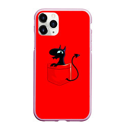 Чехол iPhone 11 Pro матовый Disenchantment, цвет: 3D-розовый