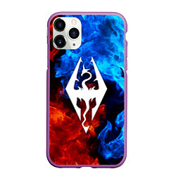 Чехол iPhone 11 Pro матовый THE ELDER SCROLLS, цвет: 3D-фиолетовый