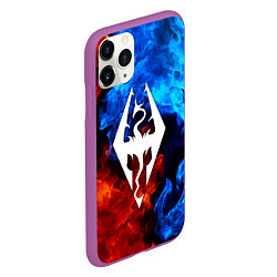 Чехол iPhone 11 Pro матовый THE ELDER SCROLLS, цвет: 3D-фиолетовый — фото 2