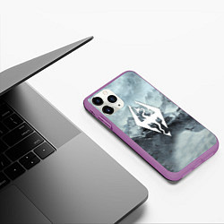 Чехол iPhone 11 Pro матовый THE ELDER SCROLLS, цвет: 3D-фиолетовый — фото 2