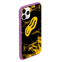 Чехол iPhone 11 Pro матовый ПОШЛАЯ МОЛЛИ, цвет: 3D-фиолетовый — фото 2