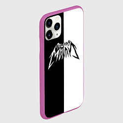 Чехол iPhone 11 Pro матовый ПОШЛАЯ МОЛЛИ, цвет: 3D-фиолетовый — фото 2