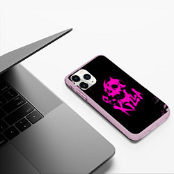 Чехол iPhone 11 Pro матовый KILLER QUEEN, цвет: 3D-розовый — фото 2