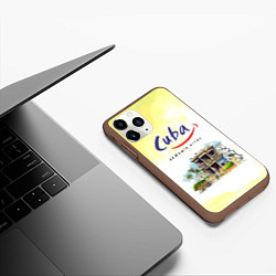 Чехол iPhone 11 Pro матовый Куба, цвет: 3D-коричневый — фото 2