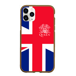 Чехол iPhone 11 Pro матовый Queen, цвет: 3D-коричневый