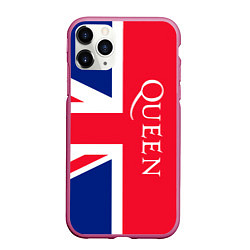 Чехол iPhone 11 Pro матовый Queen, цвет: 3D-малиновый