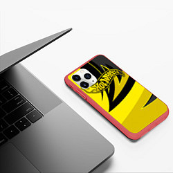 Чехол iPhone 11 Pro матовый Hot Wheels, цвет: 3D-красный — фото 2