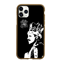Чехол iPhone 11 Pro матовый Queen, цвет: 3D-коричневый