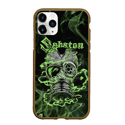 Чехол iPhone 11 Pro матовый Toxic Sabaton, цвет: 3D-коричневый