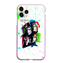 Чехол iPhone 11 Pro матовый Queen, цвет: 3D-розовый