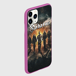 Чехол iPhone 11 Pro матовый Sabaton Band, цвет: 3D-фиолетовый — фото 2