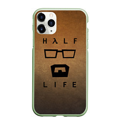 Чехол iPhone 11 Pro матовый HALF-LIFE, цвет: 3D-салатовый
