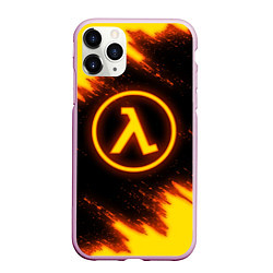 Чехол iPhone 11 Pro матовый HALF-LIFE, цвет: 3D-розовый