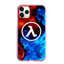 Чехол iPhone 11 Pro матовый HALF-LIFE, цвет: 3D-розовый