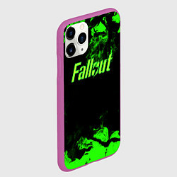 Чехол iPhone 11 Pro матовый FALLOUT, цвет: 3D-фиолетовый — фото 2