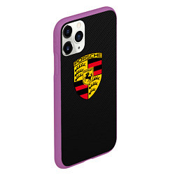 Чехол iPhone 11 Pro матовый PORSCHE, цвет: 3D-фиолетовый — фото 2