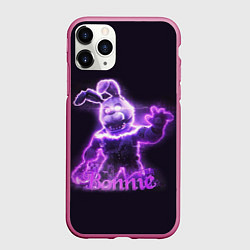 Чехол iPhone 11 Pro матовый Five Nights At Freddy's, цвет: 3D-малиновый