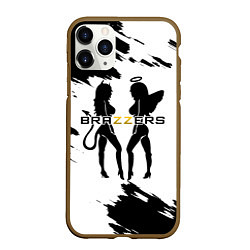 Чехол iPhone 11 Pro матовый Brazzers, цвет: 3D-коричневый