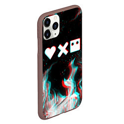 Чехол iPhone 11 Pro матовый LOVE DEATH ROBOTS LDR, цвет: 3D-коричневый — фото 2