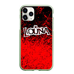 Чехол iPhone 11 Pro матовый Louna, цвет: 3D-салатовый