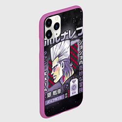 Чехол iPhone 11 Pro матовый JoJo Bizarre Adventure, цвет: 3D-фиолетовый — фото 2