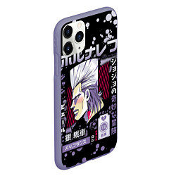 Чехол iPhone 11 Pro матовый JoJo Bizarre Adventure, цвет: 3D-серый — фото 2