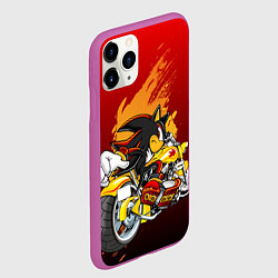 Чехол iPhone 11 Pro матовый Ёж Шедоу, цвет: 3D-фиолетовый — фото 2