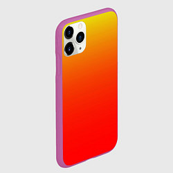 Чехол iPhone 11 Pro матовый Оранж, цвет: 3D-фиолетовый — фото 2