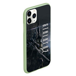 Чехол iPhone 11 Pro матовый STALKER 2, цвет: 3D-салатовый — фото 2