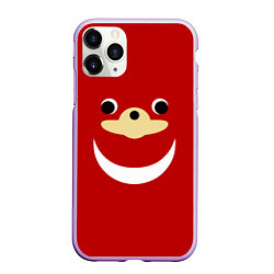 Чехол iPhone 11 Pro матовый Knuckles, цвет: 3D-сиреневый