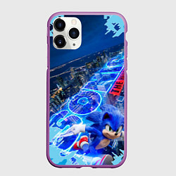 Чехол iPhone 11 Pro матовый Sonik, цвет: 3D-фиолетовый
