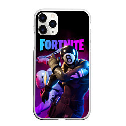 Чехол iPhone 11 Pro матовый FORTNITE, цвет: 3D-белый