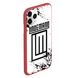 Чехол iPhone 11 Pro матовый LINDEMANN, цвет: 3D-красный — фото 2