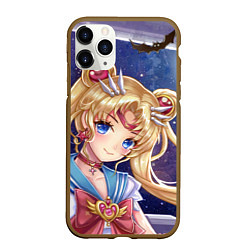 Чехол iPhone 11 Pro матовый SAILOR MOON, цвет: 3D-коричневый