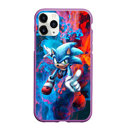 Чехол iPhone 11 Pro матовый SONIC