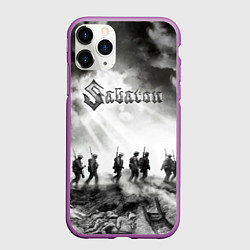 Чехол iPhone 11 Pro матовый Sabaton, цвет: 3D-фиолетовый