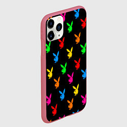 Чехол iPhone 11 Pro матовый PLAYBOY, цвет: 3D-малиновый — фото 2
